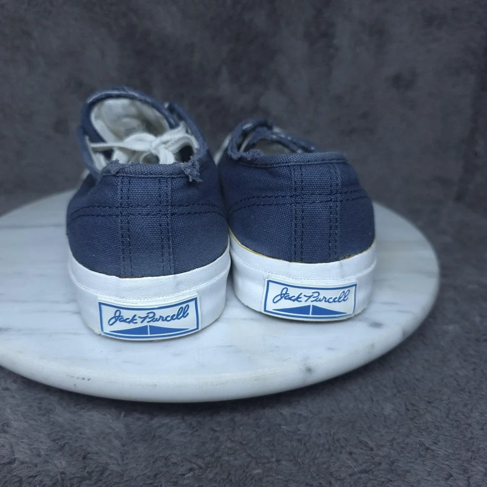 Converse Jack Purcell Shoes Mens Size 5.5 Blue Canvas Low Top Casual Sneakers